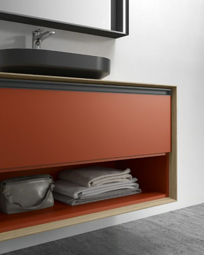 SUITE SUI02 - Wall-mounted vanity unit with drawers by Gruppo Geromin - view 3